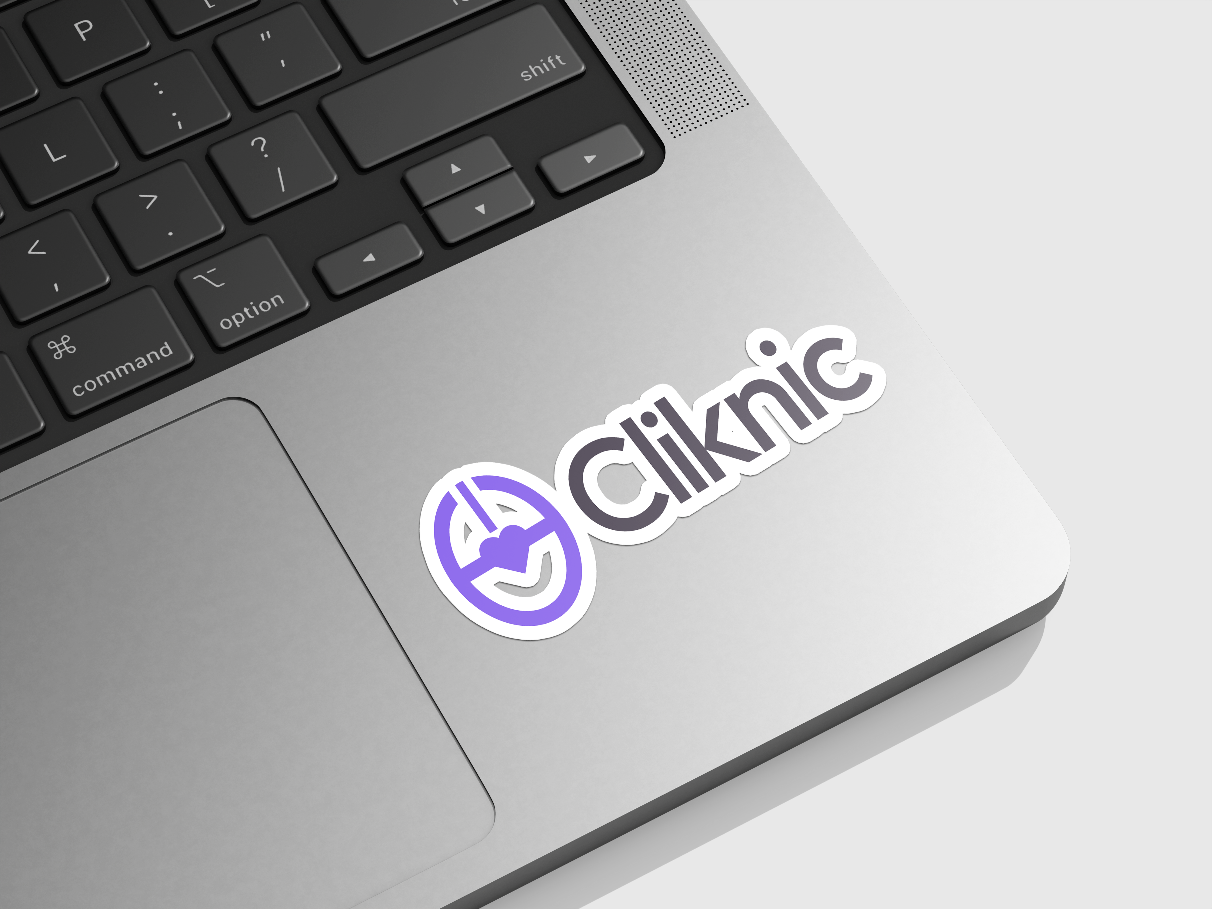 01.  Sticker Laptop Mockup